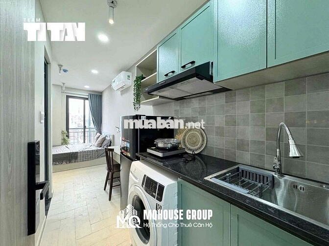 Khai Trương Studio, 1PN ban công Bình Thạnh gần chợ Bà Chiểu mới 100%