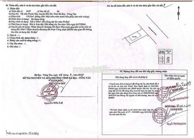 ĐẤT HIẾM NGANG 8 GIÁ CHỈ 1TY297TR CÁCH BIỂN PHƯỚC HẢI 500M