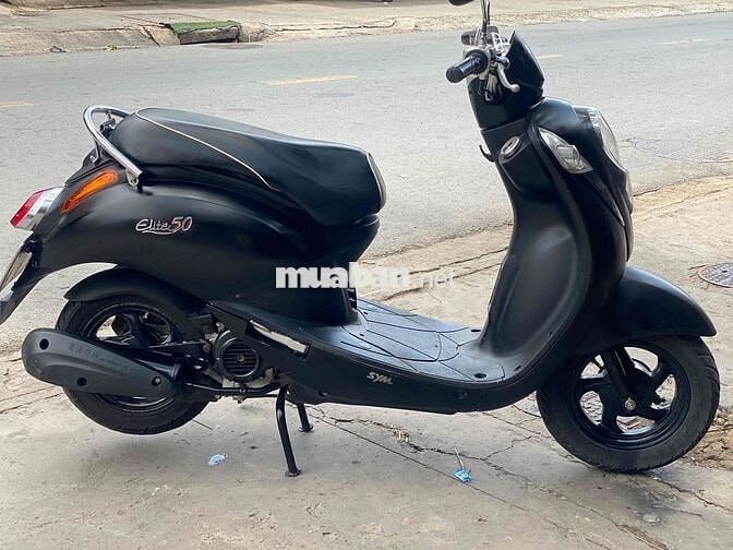 SYM Elite 50cc Đen .zin êm chất. xe đẹp