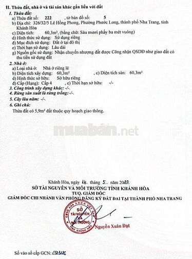 Bán nhà 2 tầng 60m2 đường số 22
