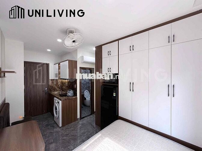 STUDIO CỬA SỔ TRỜI FULL NỘI THẤT MÁY GIẶT RIÊNG NGAY TRUNG TÂM ĐI Q1