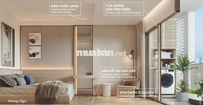Về giỏ căn hộ 2PN view pháo hoa - bàn giao nội thất - sở hữu lâu dài