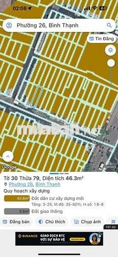 🏡 HXH 7M ĐINH BỘ LĨNH P.26 BÌNH THẠNH – 44M² – CHỈ 6,2 TỶ