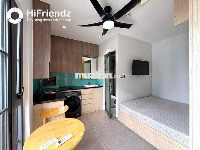 🏡CHDV Studio ban công máy giặt riêng ngay cầu Ông Lãnh Q1✅Như Hình✅