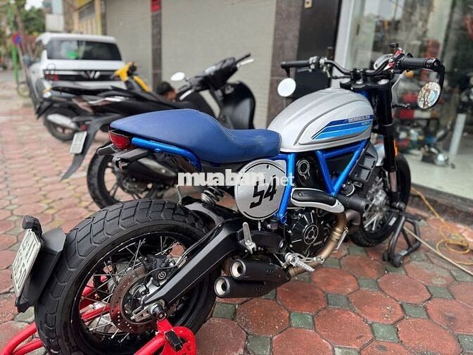 Ducati Scrambler Cafe Racer 2019 Bạc Xanh
