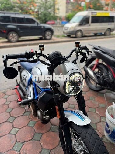 Ducati Scrambler Cafe Racer 2019 Bạc Xanh