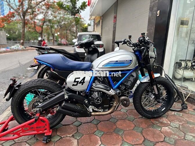 Ducati Scrambler Cafe Racer 2019 Bạc Xanh