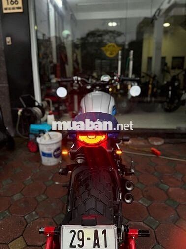 Ducati Scrambler Cafe Racer 2019 Bạc Xanh