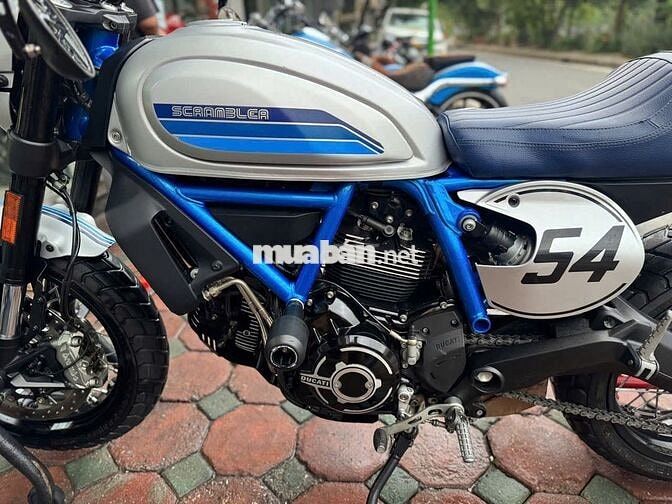 Ducati Scrambler Cafe Racer 2019 Bạc Xanh