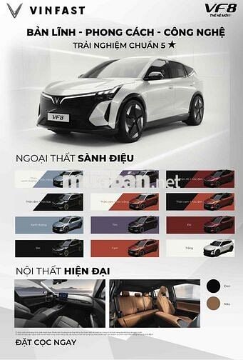 ĐẶT XE VF8 ALL NEW - NHẬN NGAY VOUCHER 150TR ĐỒNG