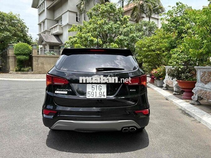 Siêu cọp Hyundai Santafe 2018 2.4L 4WD Đen Cty XHD