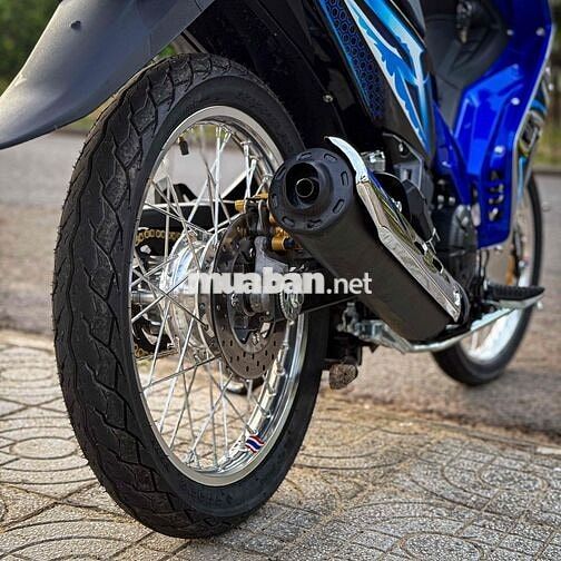 Yamaha Exciter xuống áo Bạc Xanh