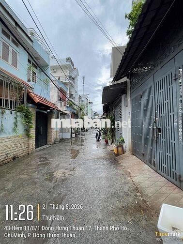 🏡 HXH TRÁNH NHAU ĐÔNG HƯNG THUẬN – SÁT CHỢ CẦU – GIÁ CHỈ 4.96 TỶ 🌹