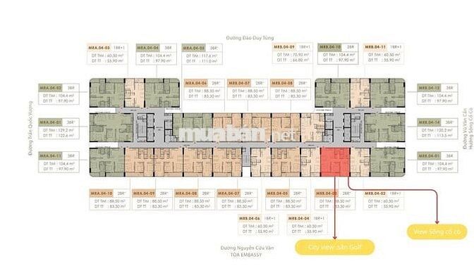 SỞ HỮU CĂN 2PN ĐẲNG CẤP REGAL COMPLEX VIEW SÔNG – GOLF – BIỂN HIẾM CÓ