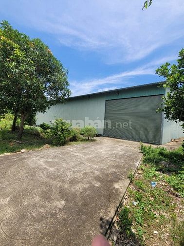 Cho thuê đất, nhà xưởng, kho -DT 5000M, cách ngã ba Long Sơn 500m