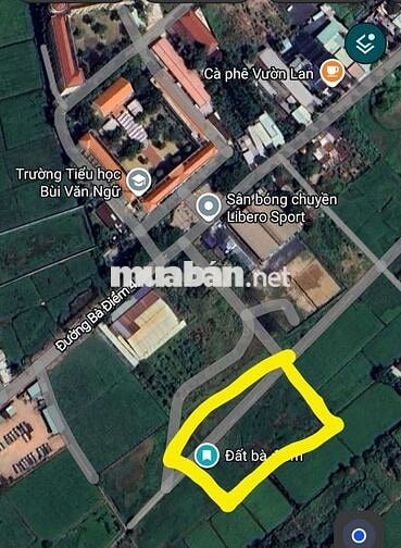 Cần bán gấp đất lúa đối diện trường Bùi Văn Ngữ - Bà điểm 4