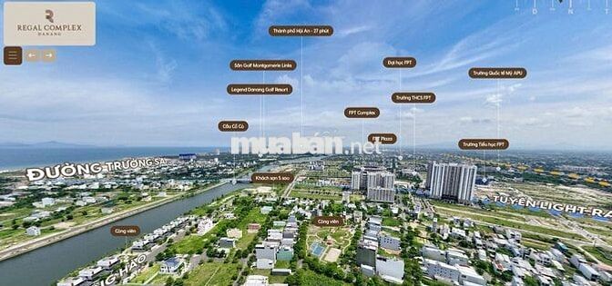 SỞ HỮU CĂN 2PN ĐẲNG CẤP REGAL COMPLEX VIEW SÔNG – GOLF – BIỂN HIẾM CÓ