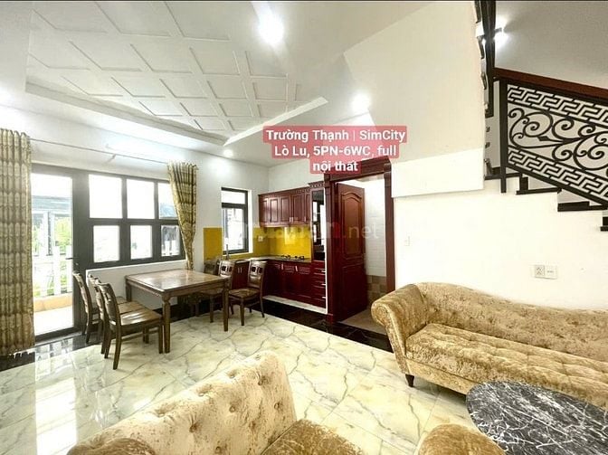💎 (13tr) Nhà 3 tầng+tum SIM CITY đường LÒ LU gần VinHomes | nhà mới