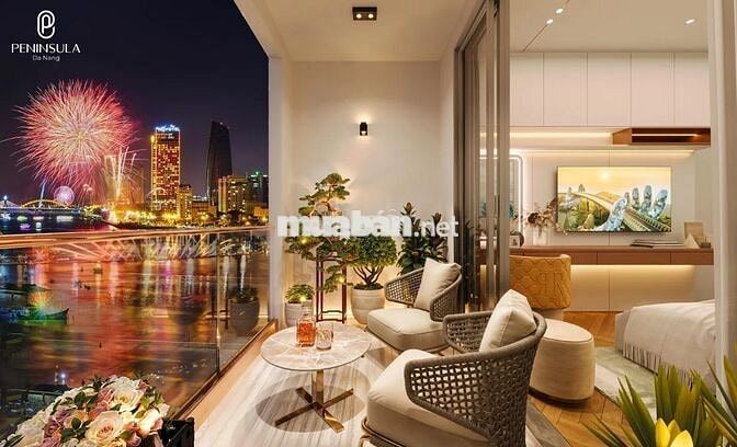 CĂN HỘ PENINSULA VEN SÔNG HÀN GIÁ TỐT - BỎ VỐN ÍT - BÀN GIAO NỘI THẤT