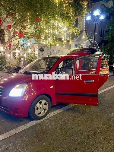 KIA Morning 2008 Số tự động Đỏ