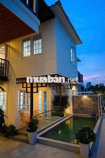 Cho thuê nhà biệt thự sân vườn có hồ hơi
