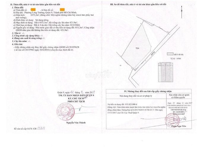 Bán Đất đường Võ Văn Hát, Long Trường, Q9, TP.HCM