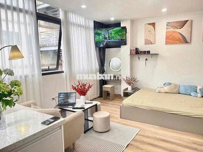 CHO THUÊ CĂN HỘ CỬA SỔ TO NGAY LÊ VĂN SỸ SIÊU ĐẸP MỚI TOANH GIÁ RẺ T5