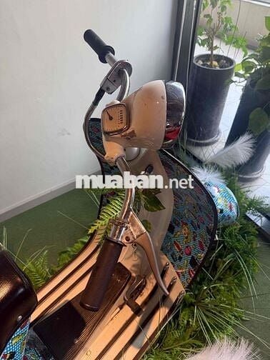 Piaggio Vespa Cổ Xanh họa tiết