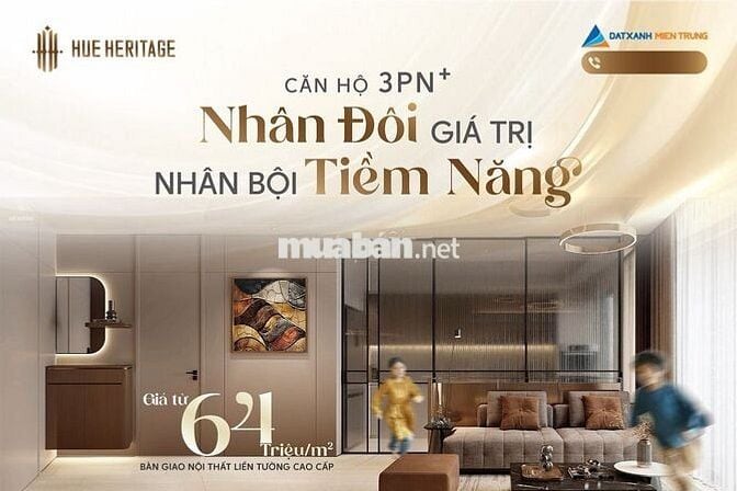 🌆 HUE HERITAGE – KIỆT TÁC 3PN VIEW NGÃ 6 ĐẸP BẬC NHẤT TRUNG TÂM HUẾ 🌆