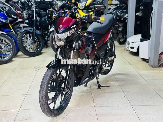 XE MÁY THỊNH PHÁT- SATRIA 150 ĐỎ MẬN LƯỚT ĐẸP 2022