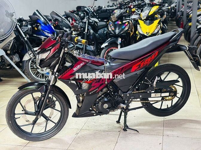 XE MÁY THỊNH PHÁT- SATRIA 150 ĐỎ MẬN LƯỚT ĐẸP 2022