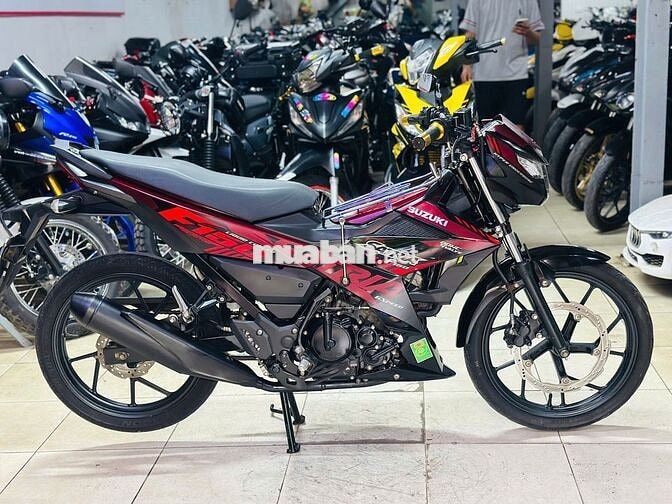 XE MÁY THỊNH PHÁT- SATRIA 150 ĐỎ MẬN LƯỚT ĐẸP 2022
