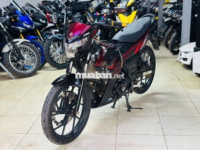 XE MÁY THỊNH PHÁT- SATRIA 150 ĐỎ MẬN LƯỚT ĐẸP 2022