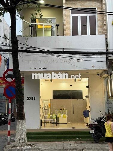 Mặt bằng kinh doanh 2 mặt tiền đường Hải Phòng