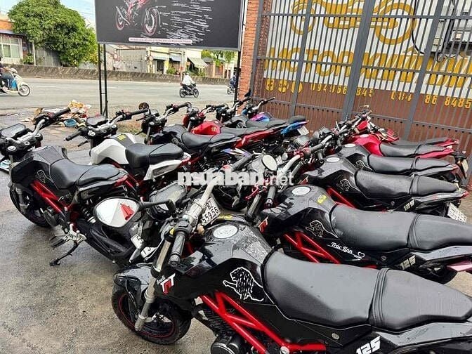 Benelli TNT 125 Đỏ, Đen, Xám