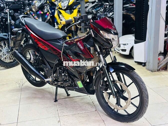 XE MÁY THỊNH PHÁT- SATRIA 150 ĐỎ MẬN LƯỚT ĐẸP 2022