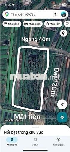 Bán Đất Làm Vườn, Đất Mặt Tiền