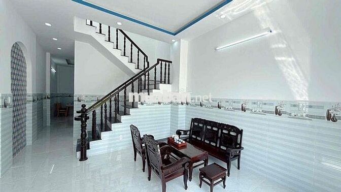 Nhà Mới 1 Lầu Xây Riêng Lẻ Ngay Ngã Ba Tân Kim Đường Ba Nhơn Vào 300m