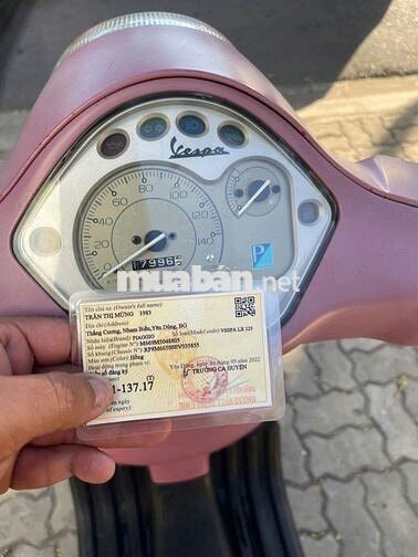 Piaggio Vespa LX125 2016 Hồng Minơ