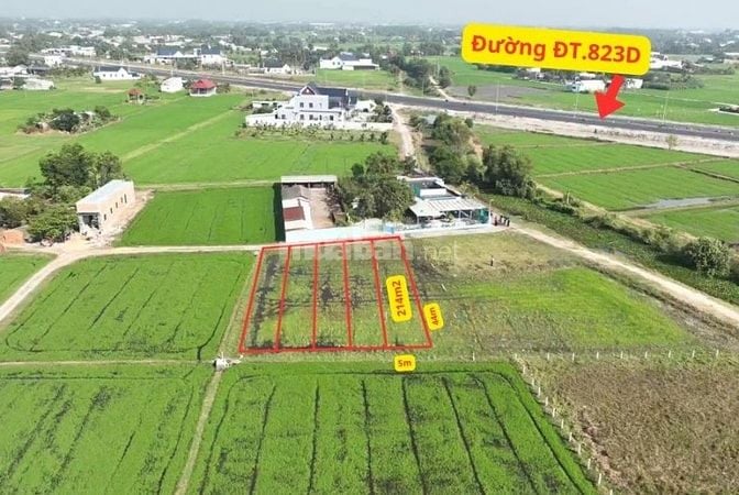 Bán đất tích sản lâu dài Đức Hòa, Long An. Chưa đến 8 triệu/m2, SHR