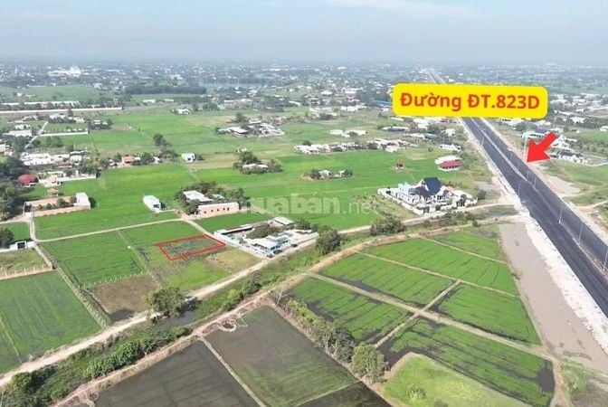 Bán đất tích sản lâu dài Đức Hòa, Long An. Chưa đến 8 triệu/m2, SHR