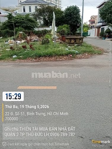 BÁN ĐẤT NỀN DỰ ÁN KHU DC PHÚ NHUẬN 10 MẪU BÌNH TRƯNG Q,2 CỦ GIA 160TR