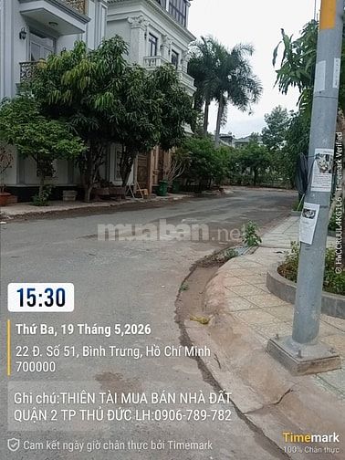 BÁN ĐẤT NỀN DỰ ÁN KHU DC PHÚ NHUẬN 10 MẪU BÌNH TRƯNG Q,2 CỦ GIA 160TR