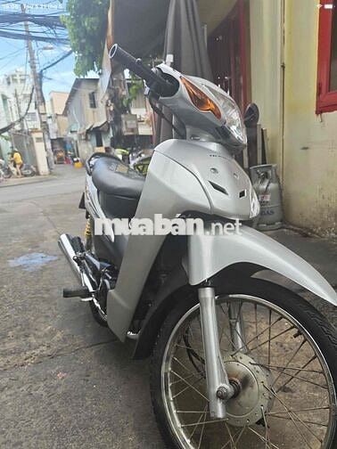 Wave 50cc Bạc cho học sinh đi học khỏi bằng lái