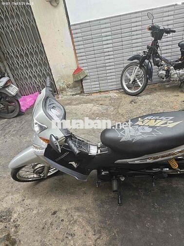 Wave 50cc Bạc cho học sinh đi học khỏi bằng lái