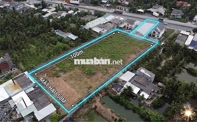 Đất sổ đỏ 5084m2 Đường Dẫn Cao Tốc Trung Lương - Mỹ Thuận