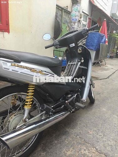 Wave 50cc Bạc cho học sinh đi học khỏi bằng lái