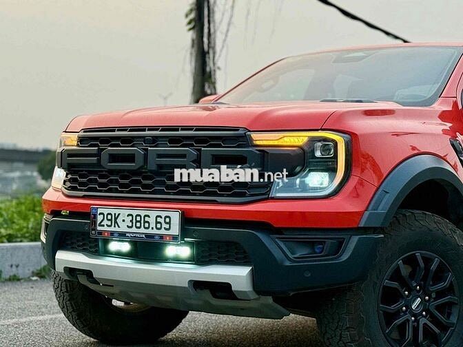 Ford Ranger Raptor 2025 2.0L 4x4 Đỏ cam