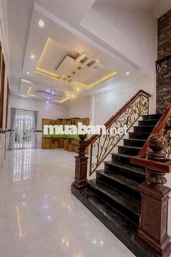 Nhà mới 2 lầu 4phòng 3 vs,Đông Thạnh 5,Thới TT,gần Lê Văn Khương
