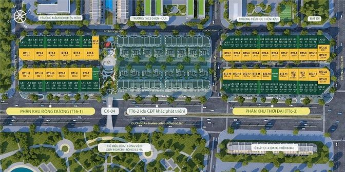 Chính chủ bán liền kề AVENUE Garden Đại lộ Tây Thăng Long 145m2x6 tầng